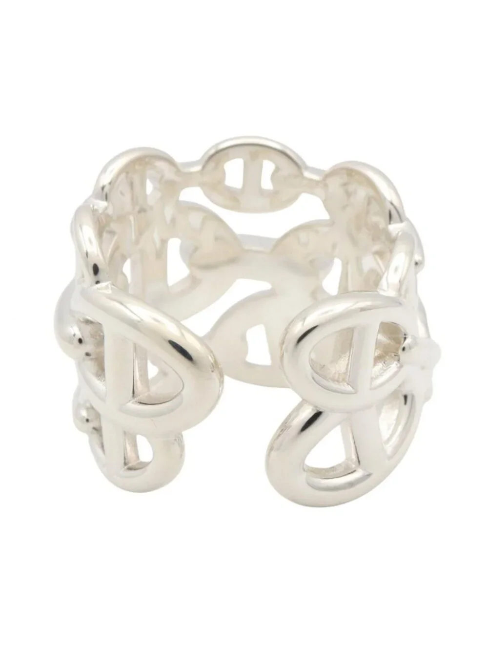 Hermes Ring Chaine D'ancre GM 925 Sterling Silver